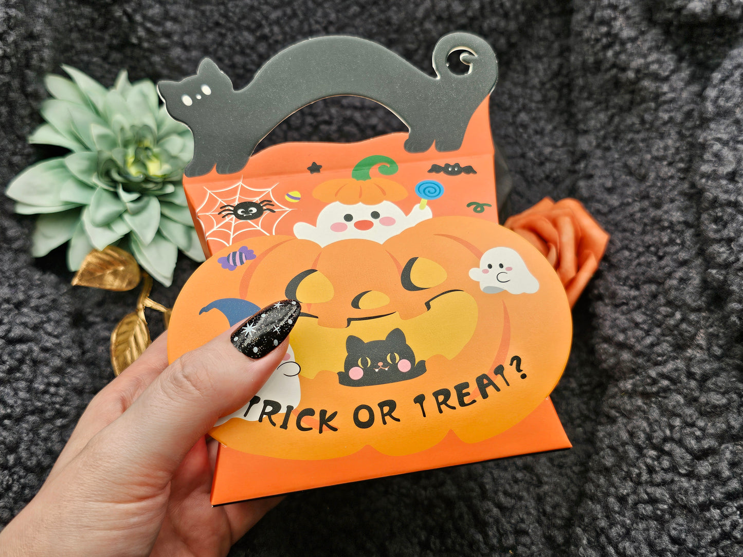 Limitiert | Halloween Box orange | Herbst & Kürbis | Duftwachs | 100 gr