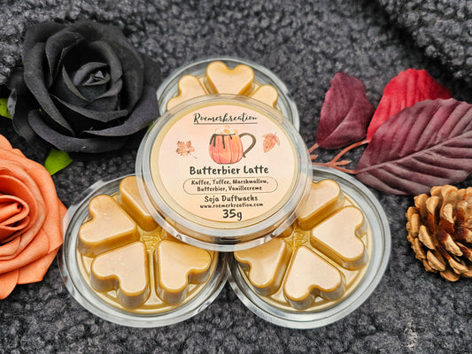 Herzschale 35 g  | Butterbier Latte | Duftwachs