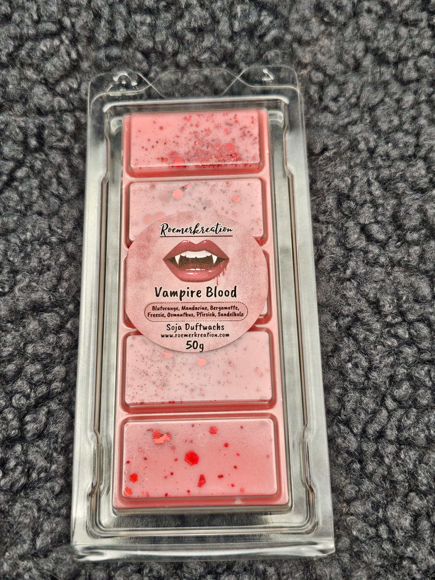 Tafel 50 g | Vampire Blood | Duftwachs