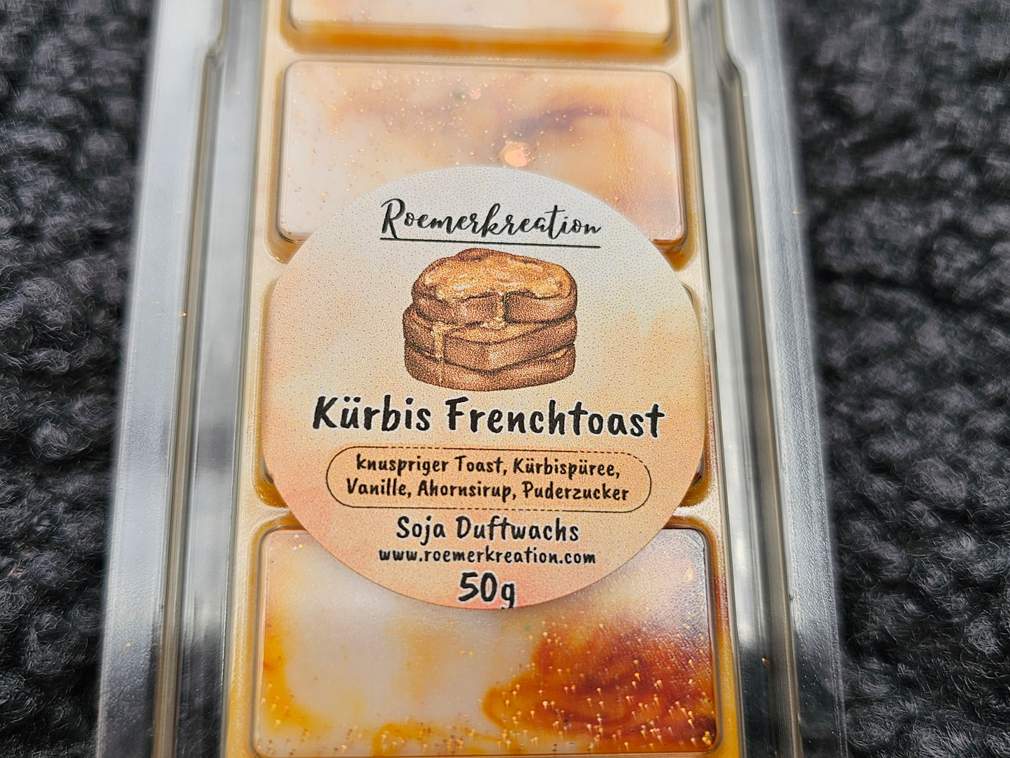 Tafel 50 g | Kürbis Frenchtoast | Duftwachs