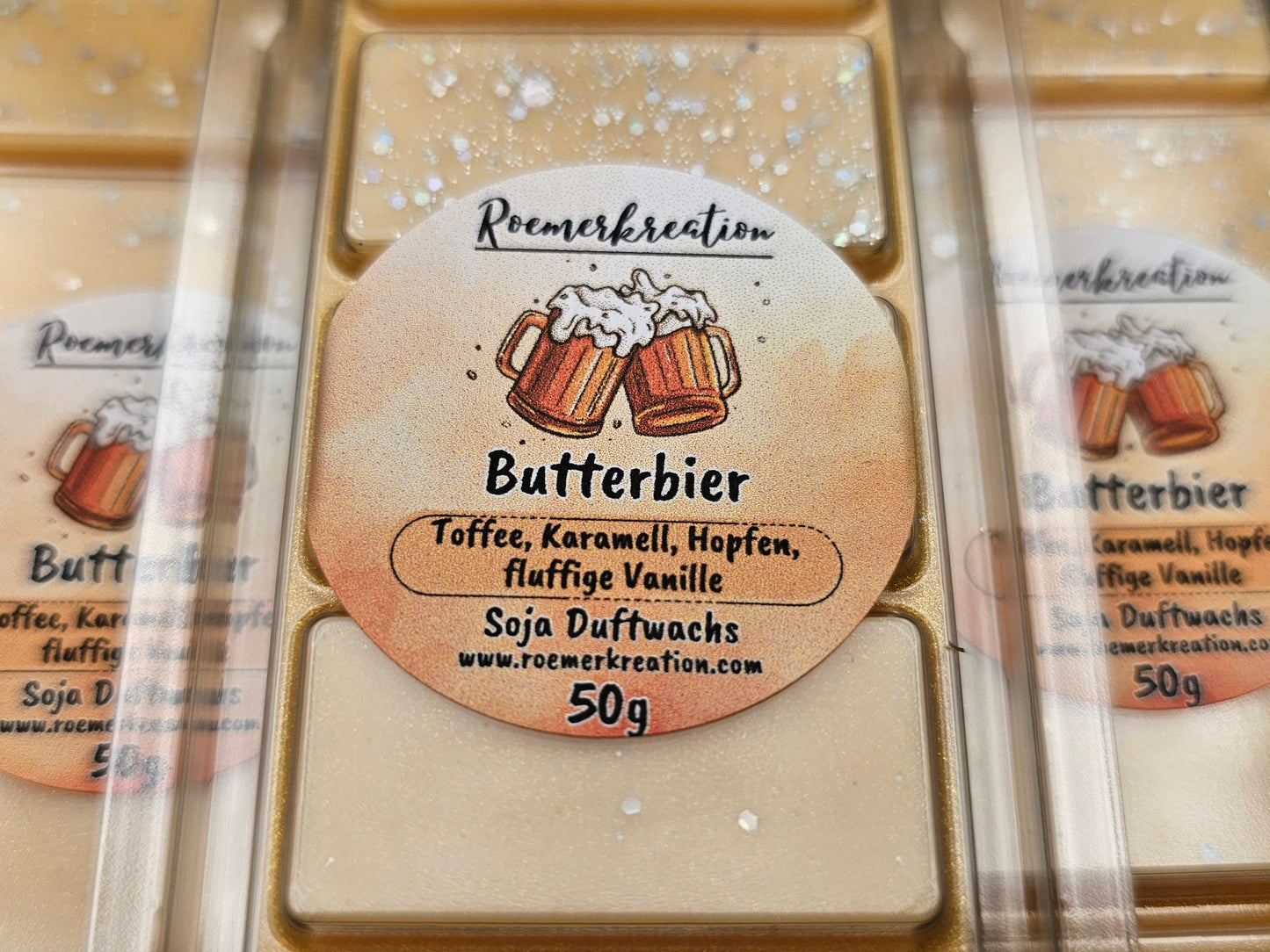 Tafel 50 g | Butterbier | Duftwachs