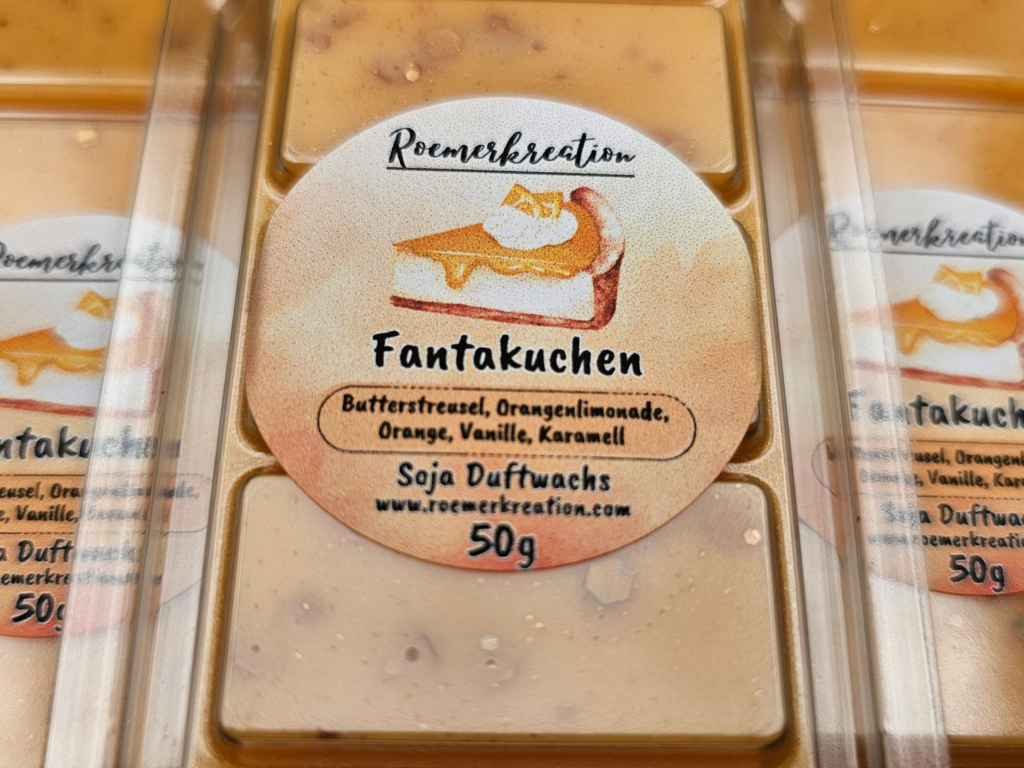 Tafel 50 g | Fantakuchen | Duftwachs