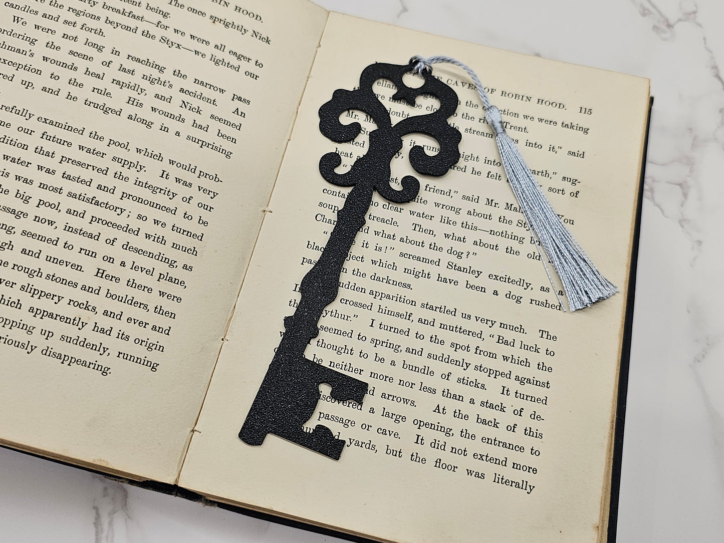 Bookmark Ancient Key Color Choice | 3D Print | Bookmark
