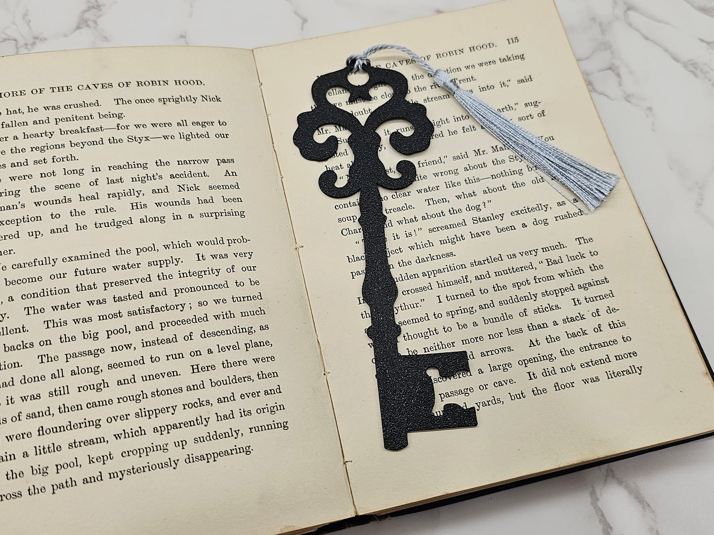 Bookmark Ancient Key Color Choice | 3D Print | Bookmark
