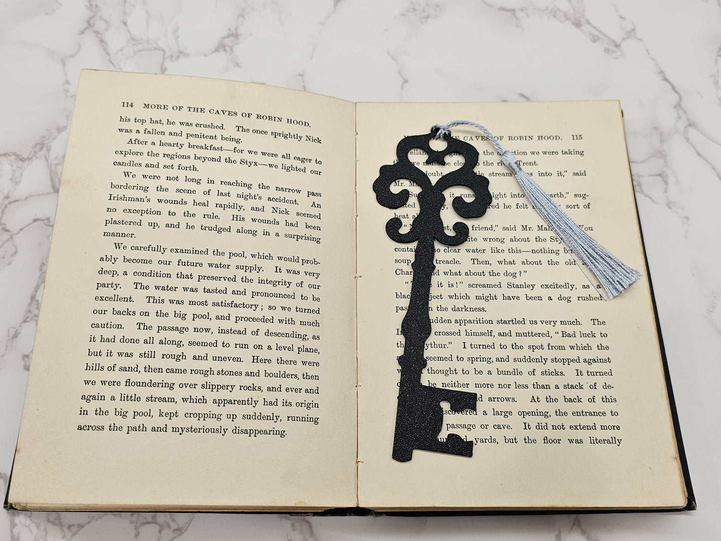 Bookmark Ancient Key Color Choice | 3D Print | Bookmark