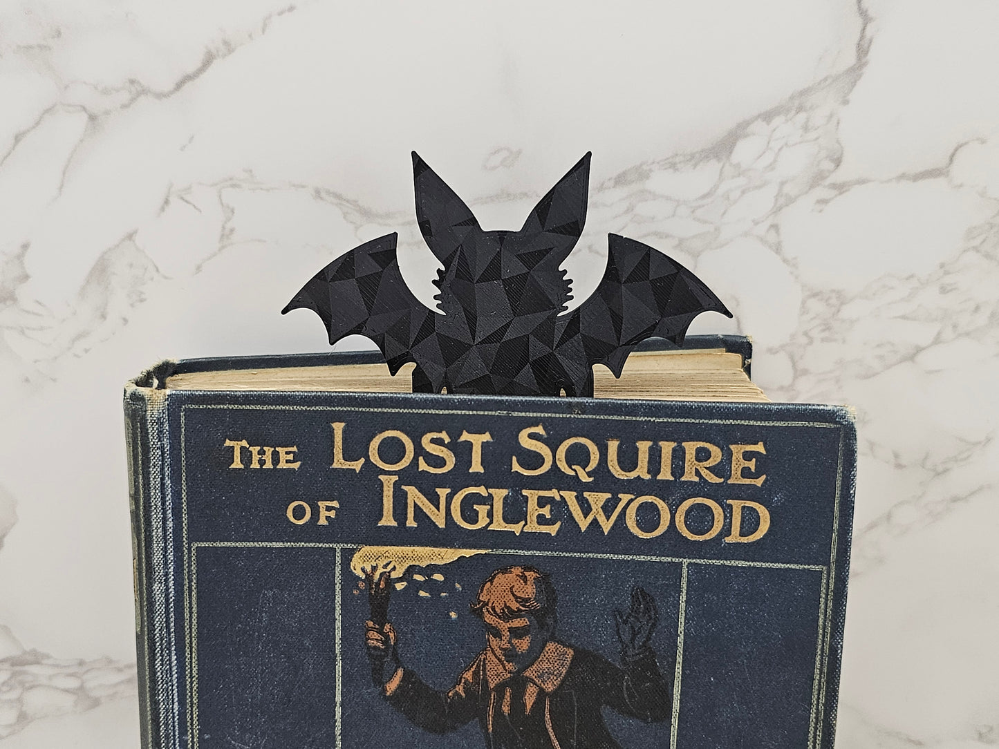 Lesezeichen Fledermaus schwarz | 3D Druck | Bookmark