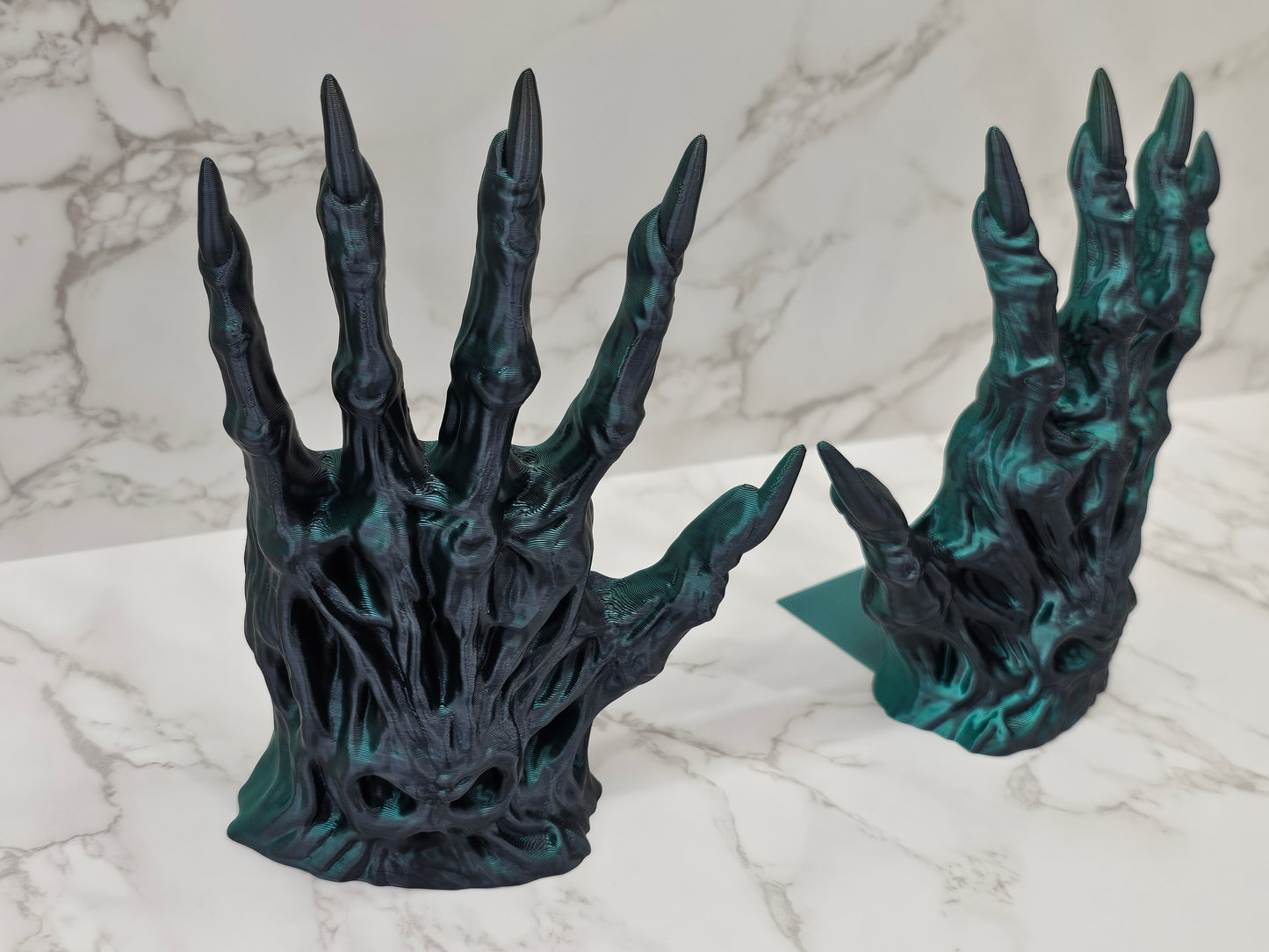 Buchstütze Soulbound Hand Einzeln/Set | 3D Druck | Dekoration Bücherregal