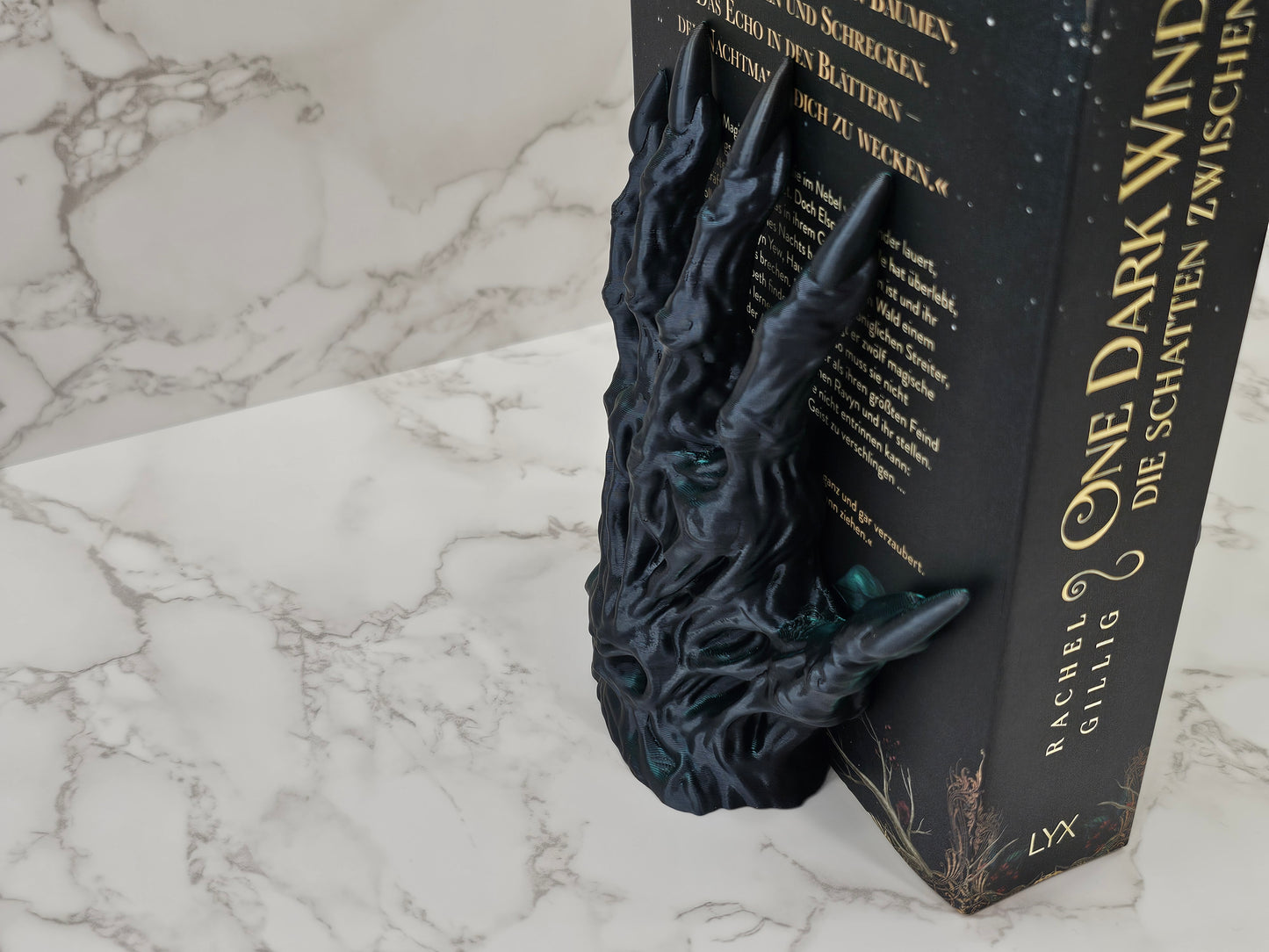 Bookend Soulbound Hand Single/Set | 3D Print | Bookshelf Decoration
