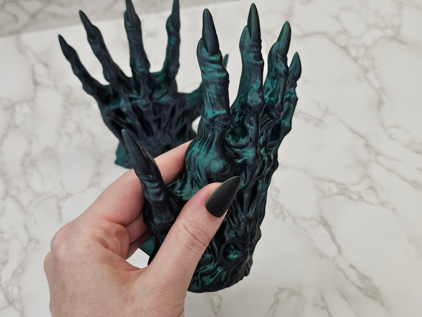 Bookend Soulbound Hand Single/Set | 3D Print | Bookshelf Decoration