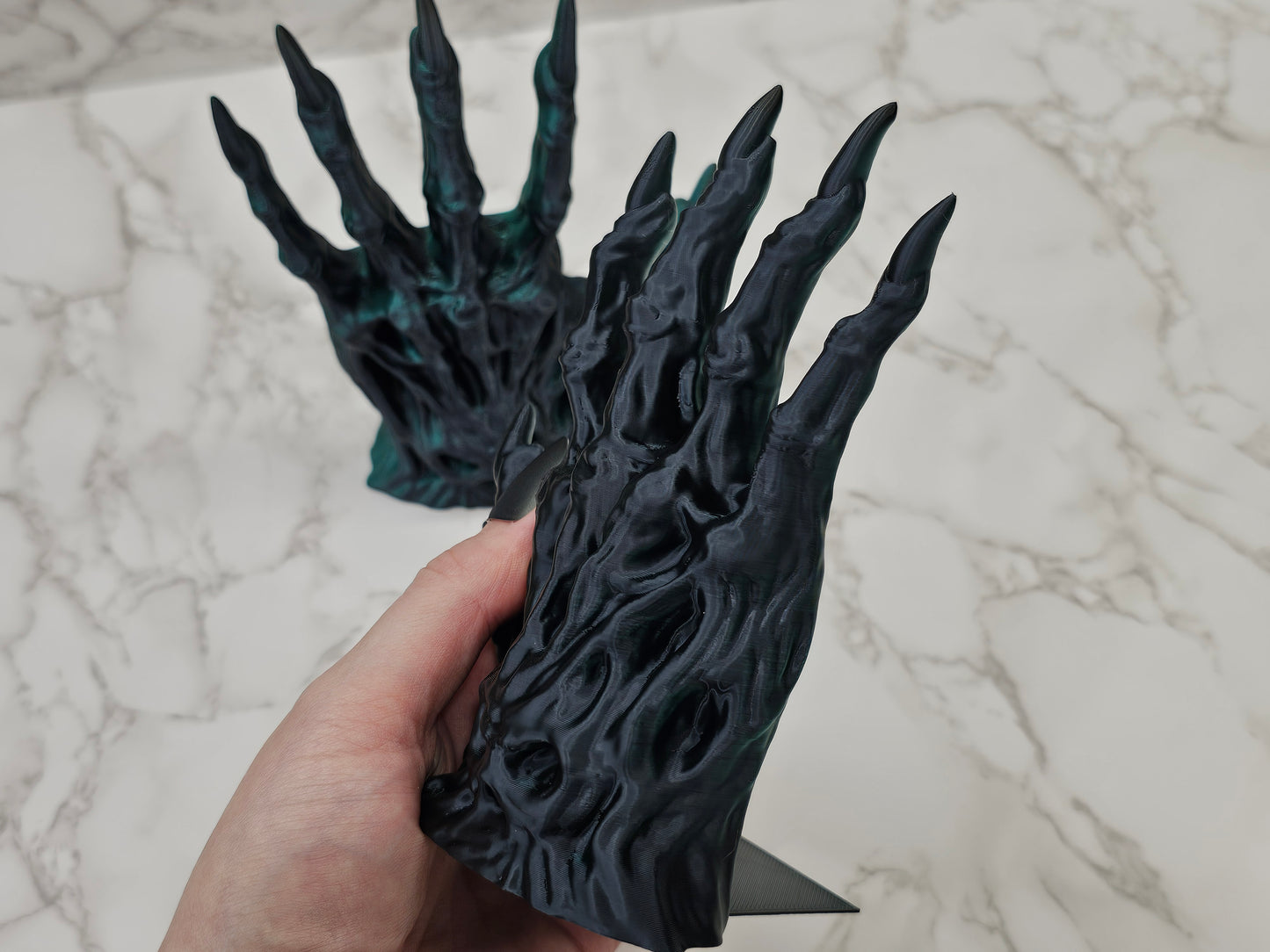 Buchstütze Soulbound Hand Einzeln/Set | 3D Druck | Dekoration Bücherregal