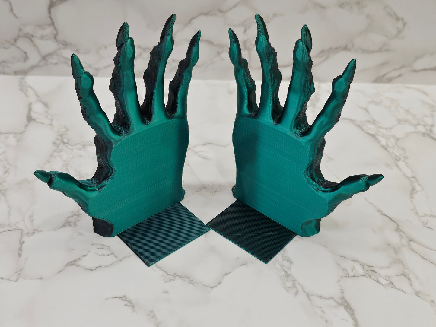 Bookend Soulbound Hand Single/Set | 3D Print | Bookshelf Decoration