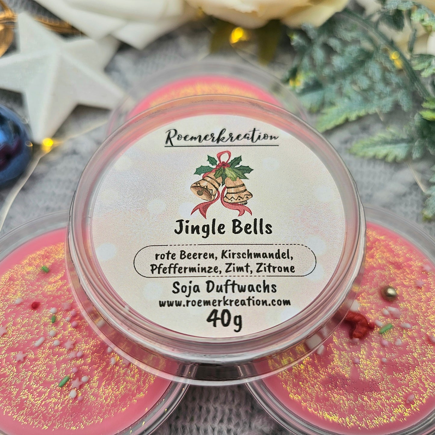 Schale 40 g | Jingle Bells | Duftwachs