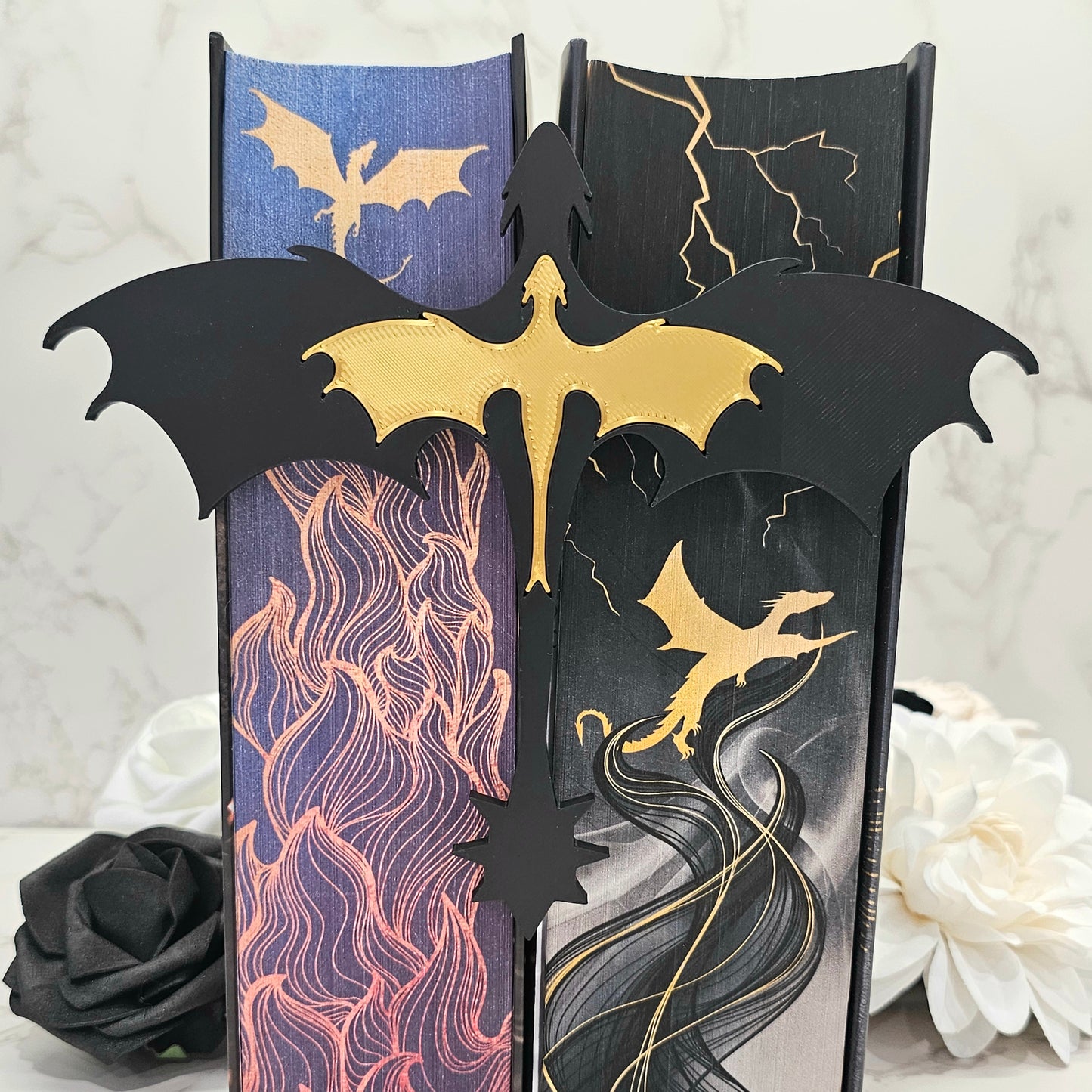Regal Decoration Dragon Black/Gold | 3D Print