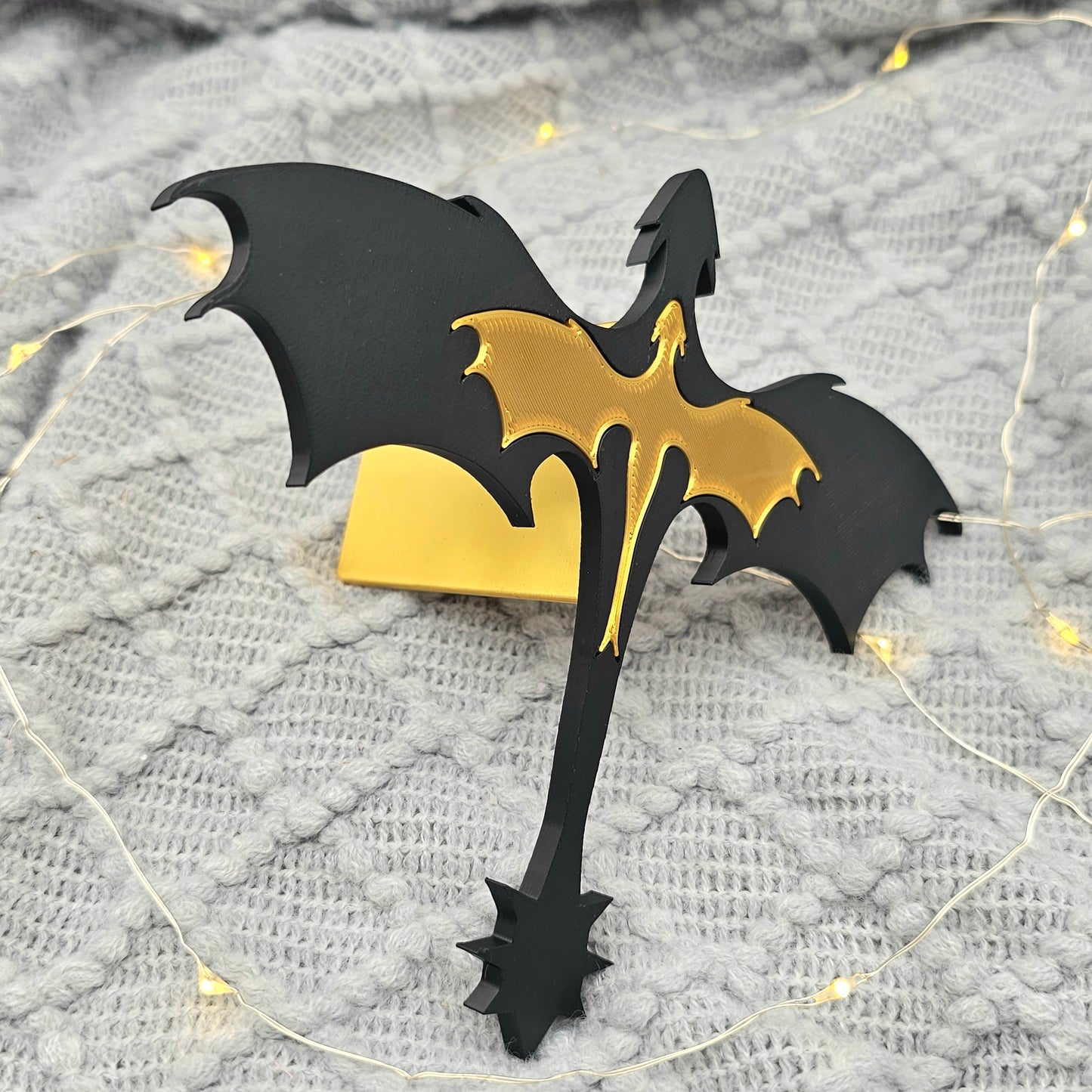 Regal Decoration Dragon Black/Gold | 3D Print