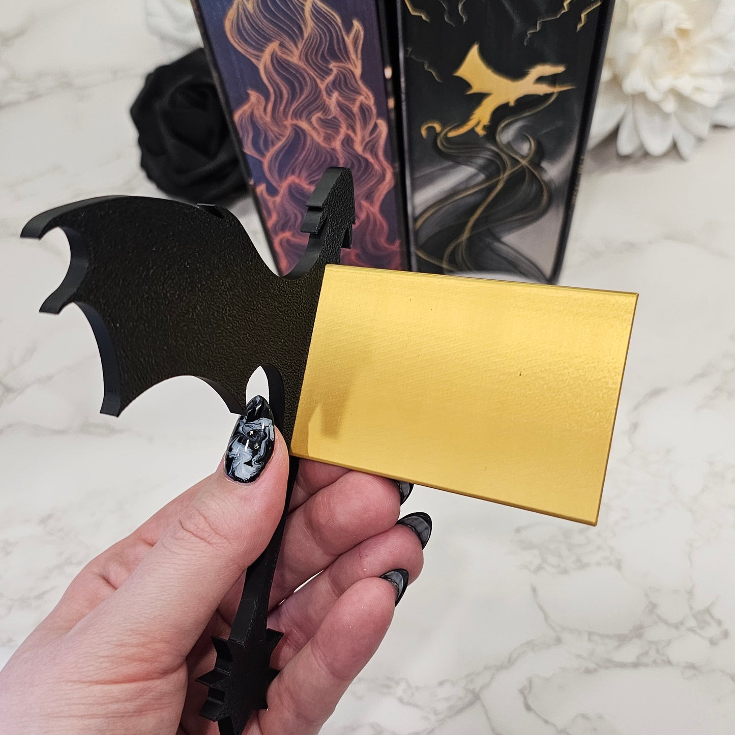 Regal Decoration Dragon Black/Gold | 3D Print