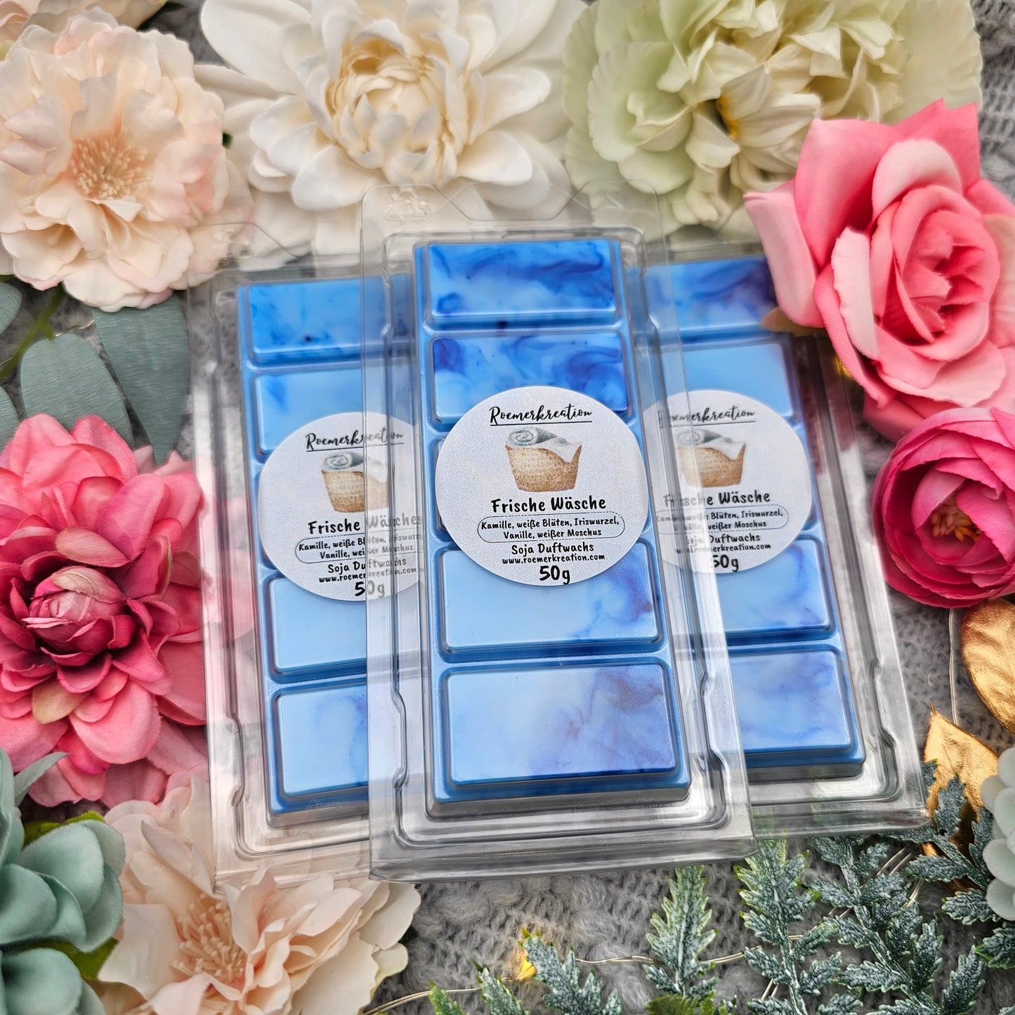 Tafel 50 g | Frische Wäsche | Duftwachs