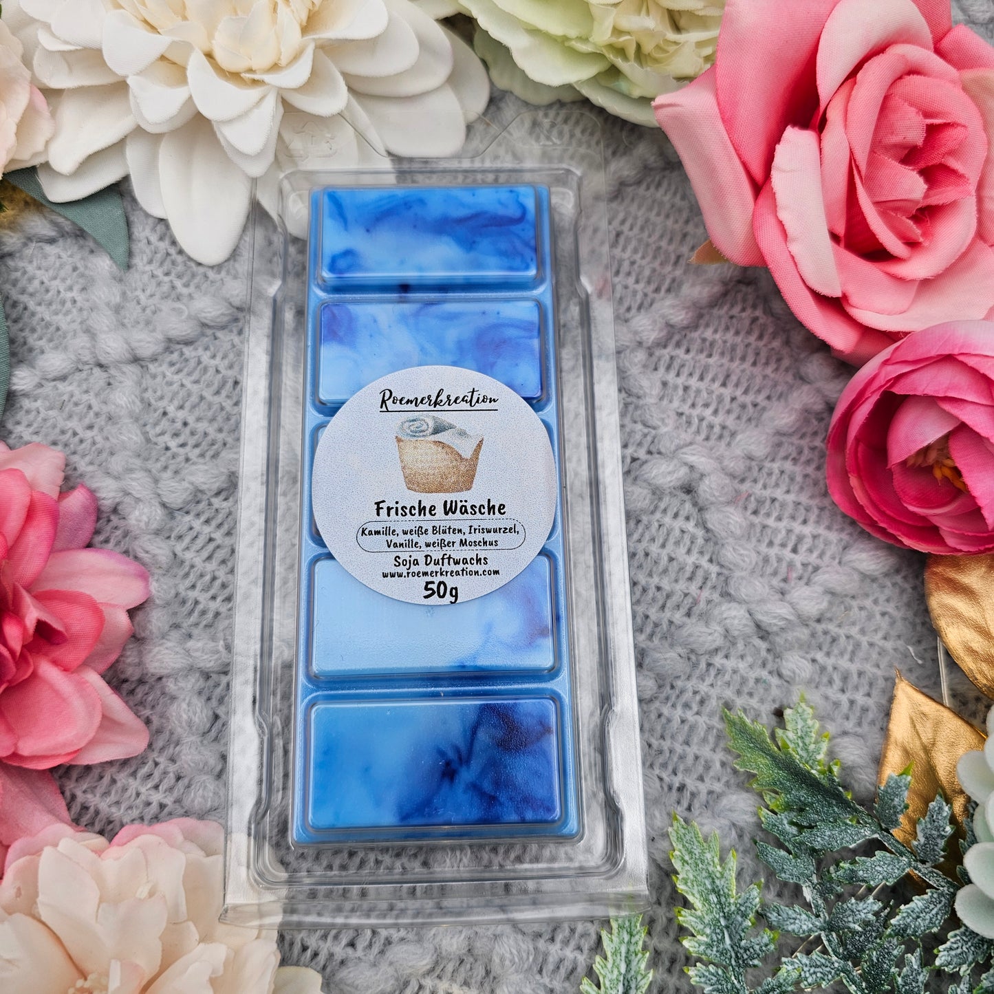 Tafel 50 g | Frische Wäsche | Duftwachs