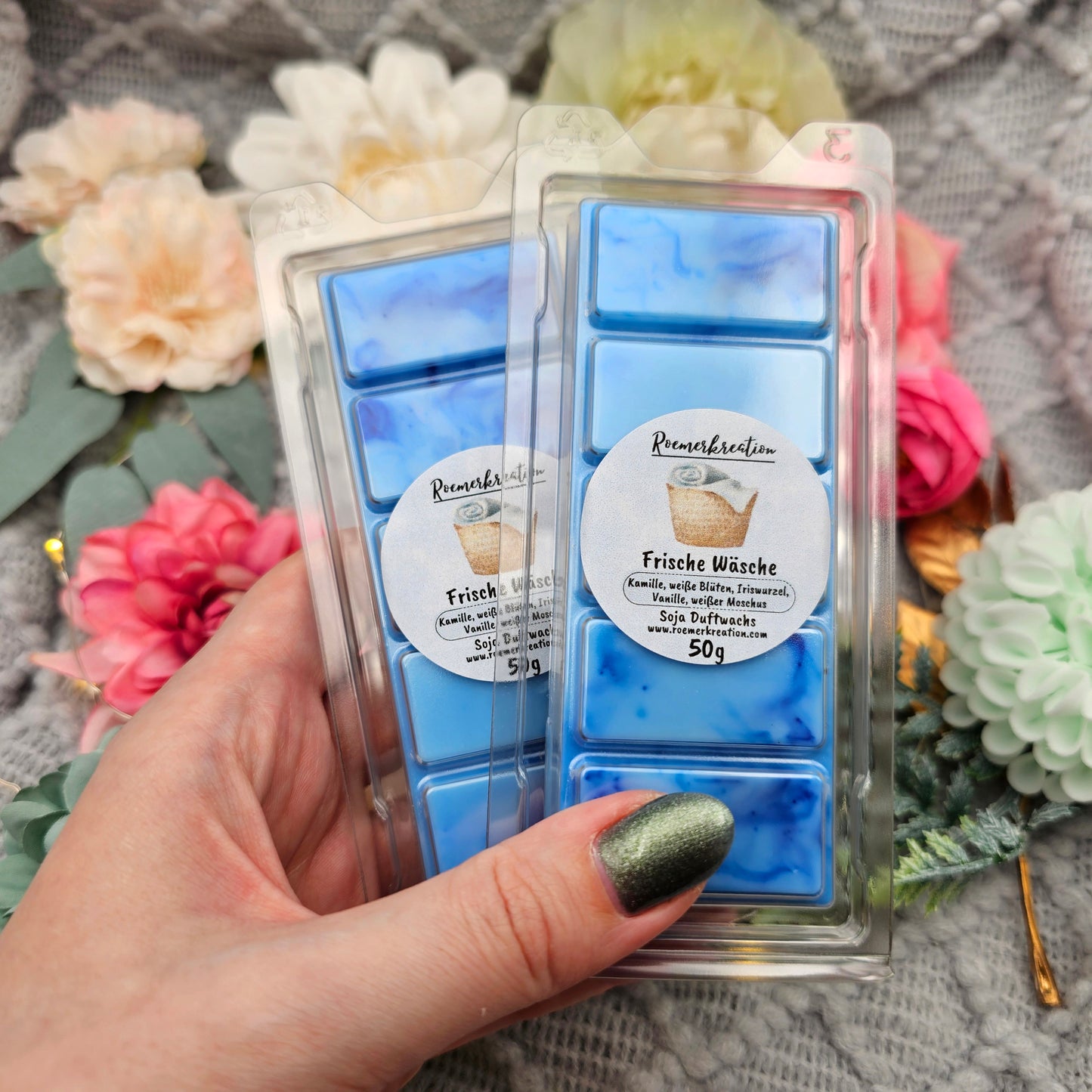 Tafel 50 g | Frische Wäsche | Duftwachs