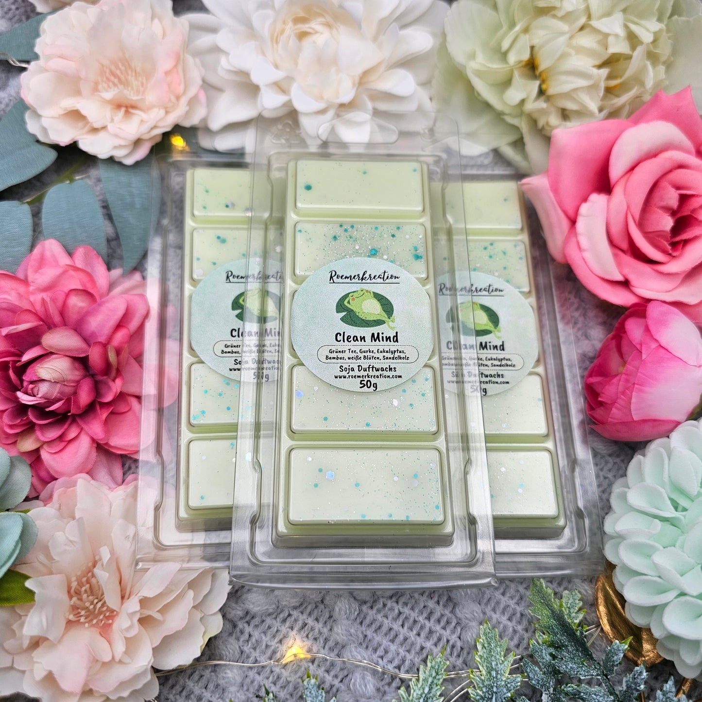 Tafel 50 g | Clean Mind | Duftwachs