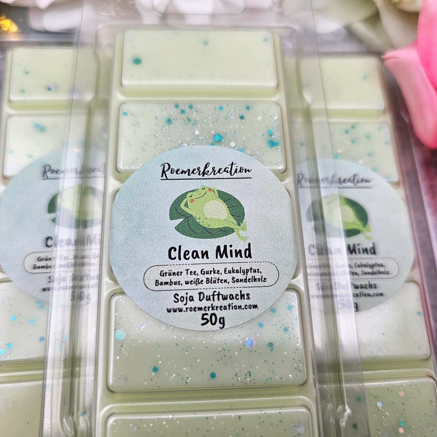 Tafel 50 g | Clean Mind | Duftwachs