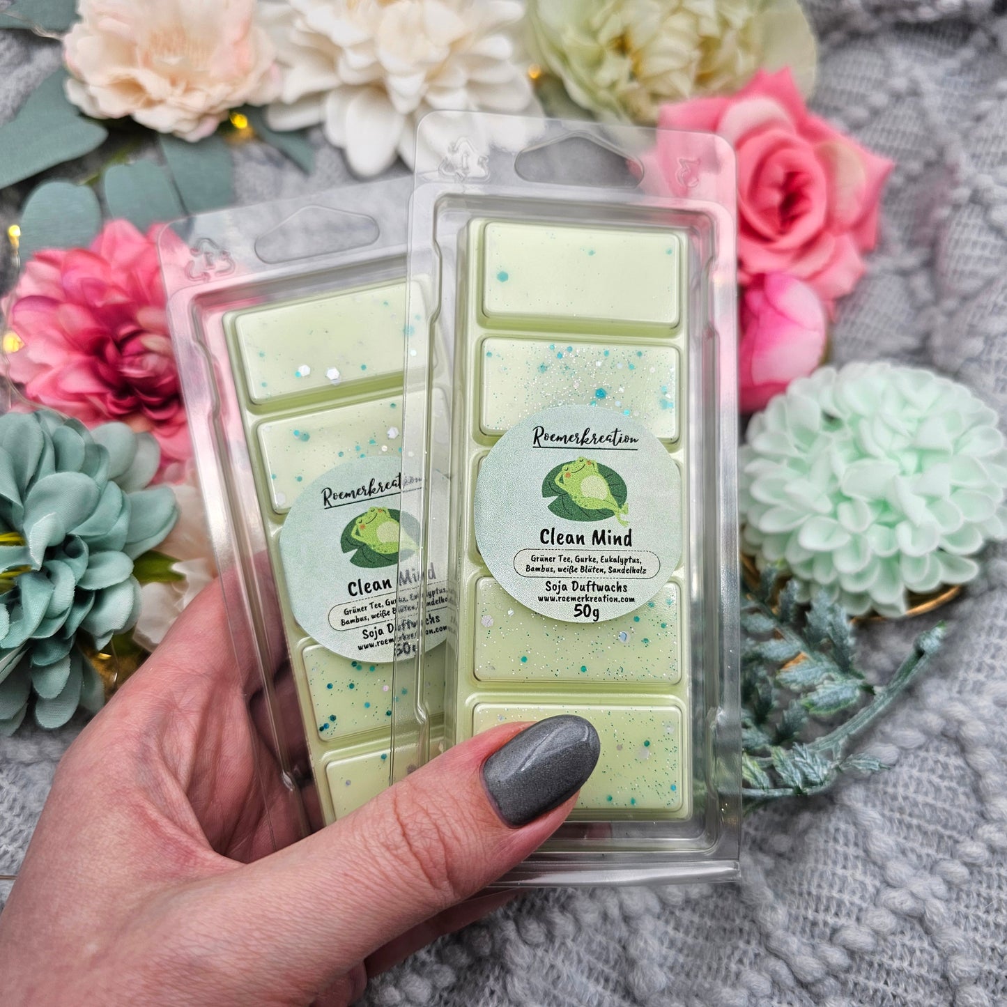 Tafel 50 g | Clean Mind | Duftwachs