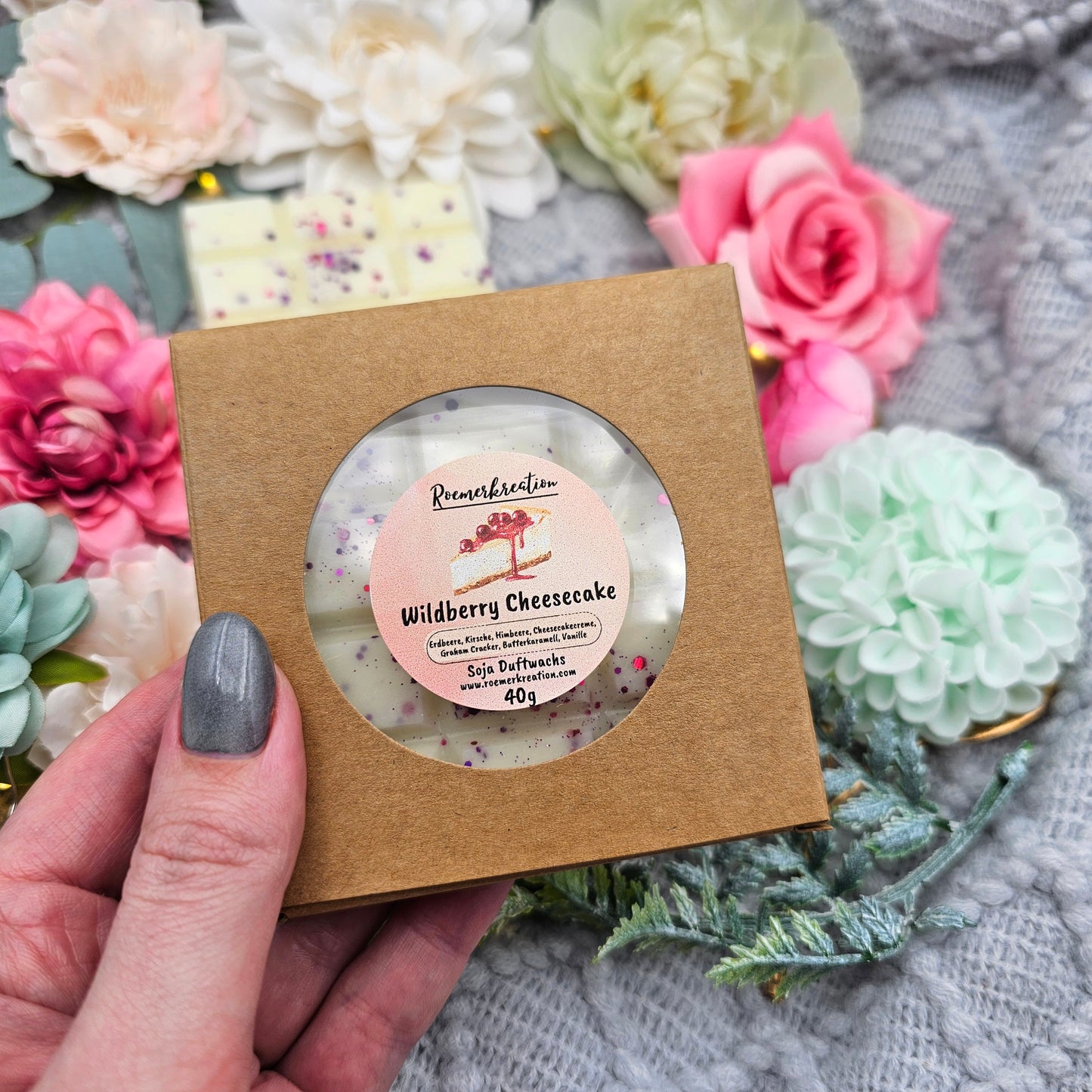 Tafel 40 g | Wildberry Cheesecake | *limitiert* | Duftwachs