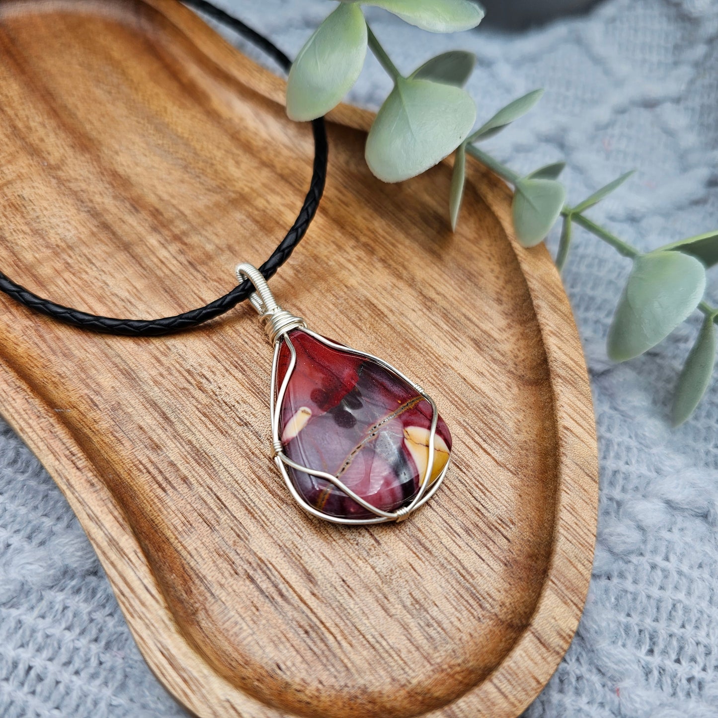 Jasper Pendant | Jewelry Wire | Gemstone Necklace