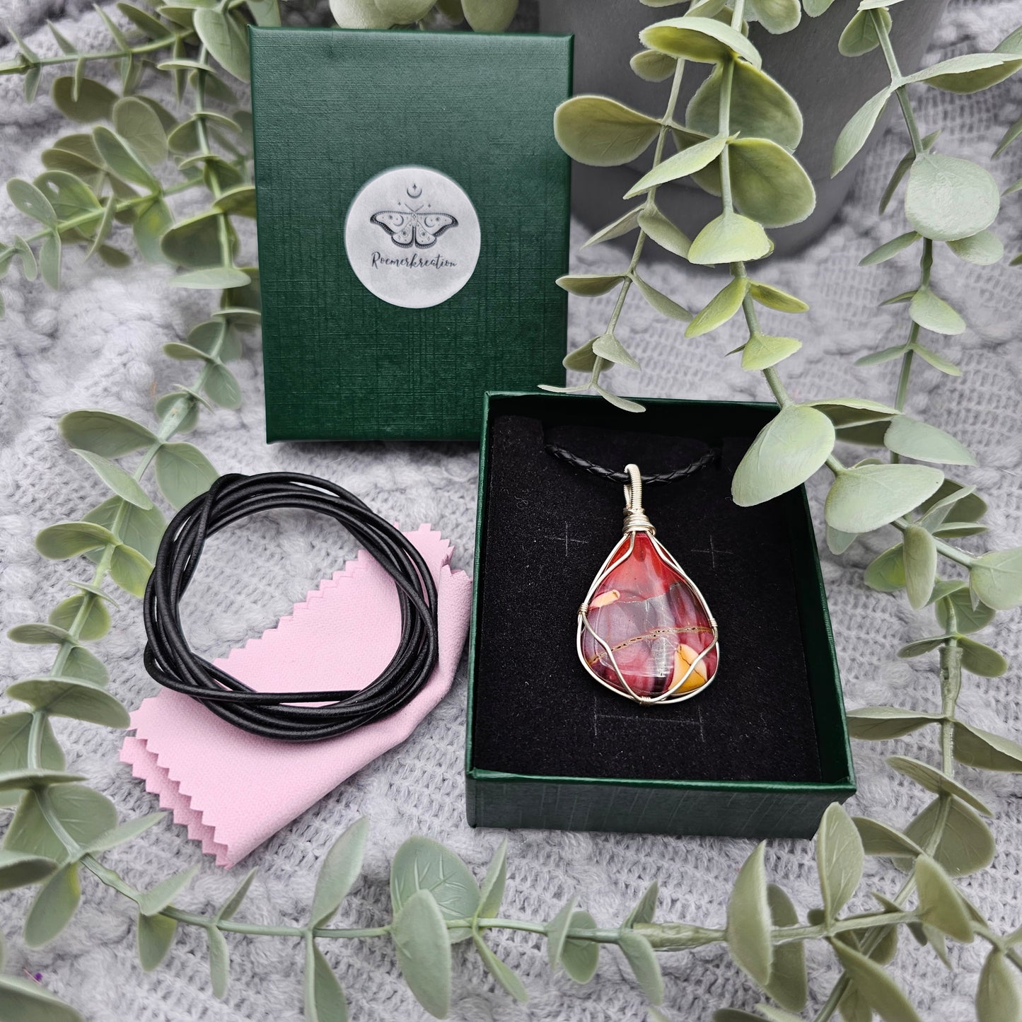 Jasper Pendant | Jewelry Wire | Gemstone Necklace