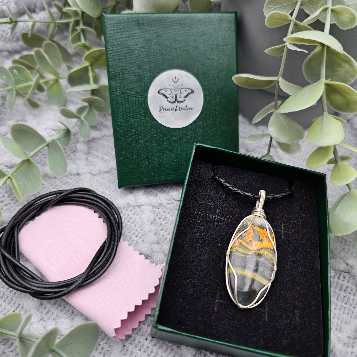 Jasper Pendant | Jewelry Wire | Gemstone Necklace
