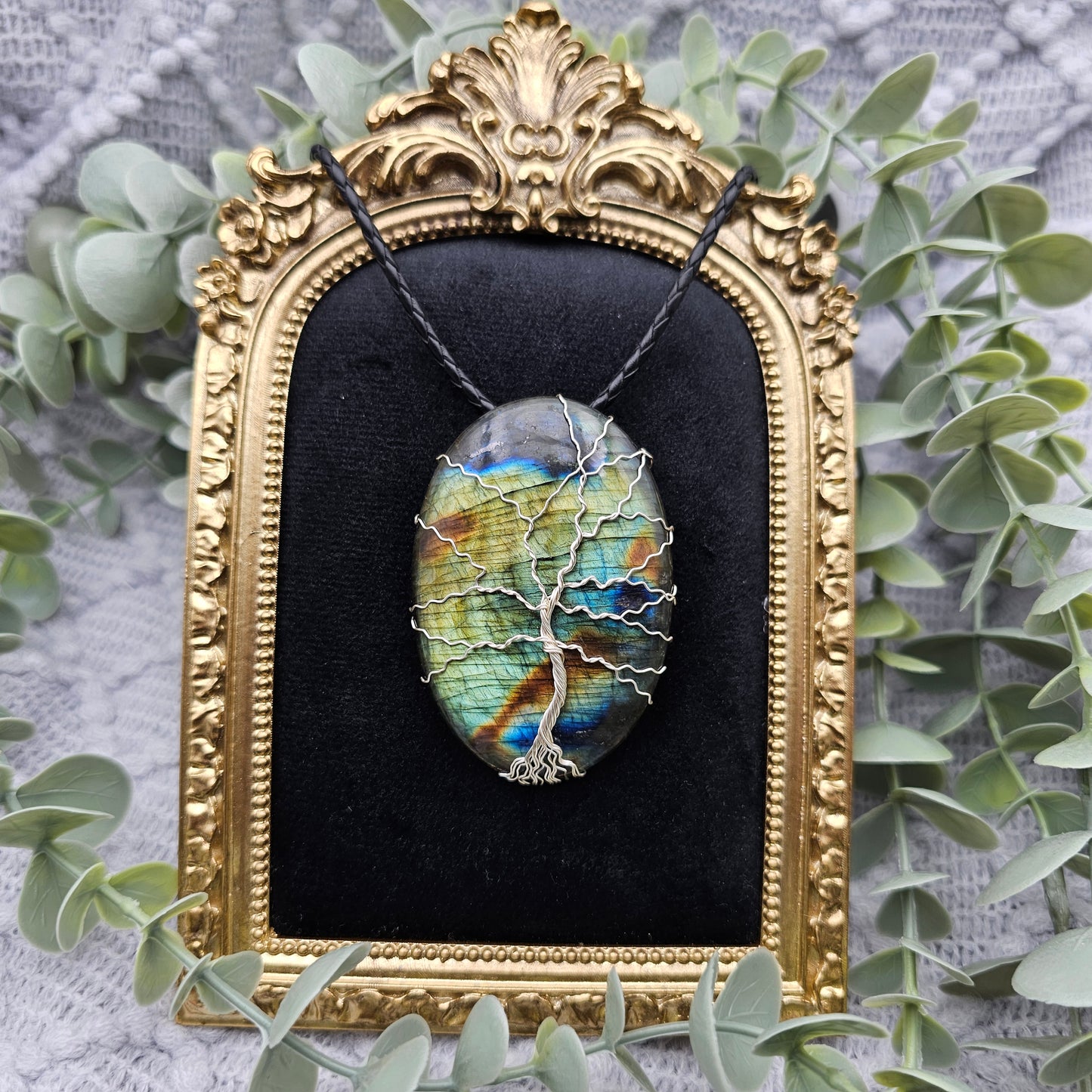 Labradorite Tree of Life Pendant | Jewelry Wire | Gemstone Necklace