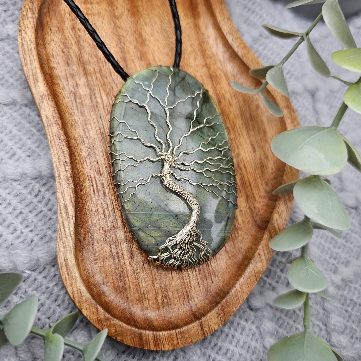 Labradorite Tree of Life Pendant | Jewelry Wire | Gemstone Necklace
