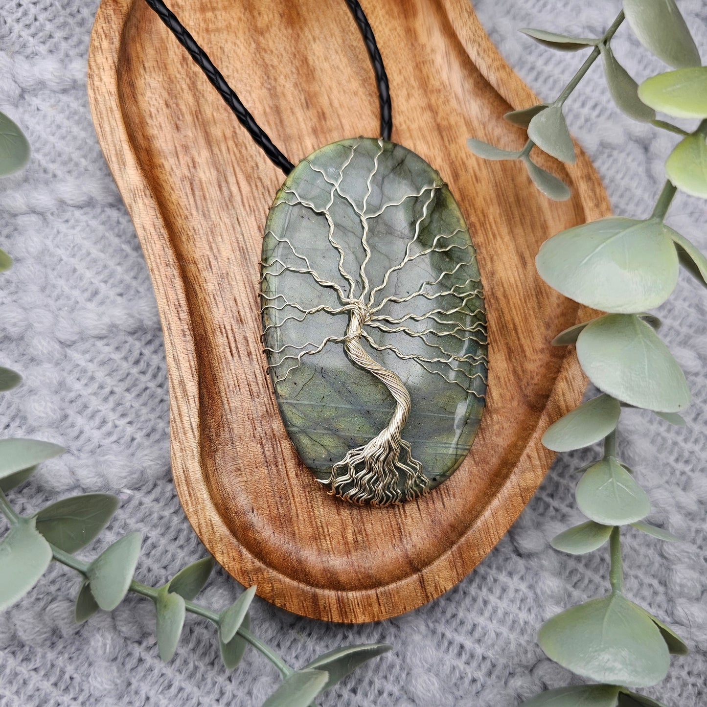 Labradorite Tree of Life Pendant | Jewelry Wire | Gemstone Necklace