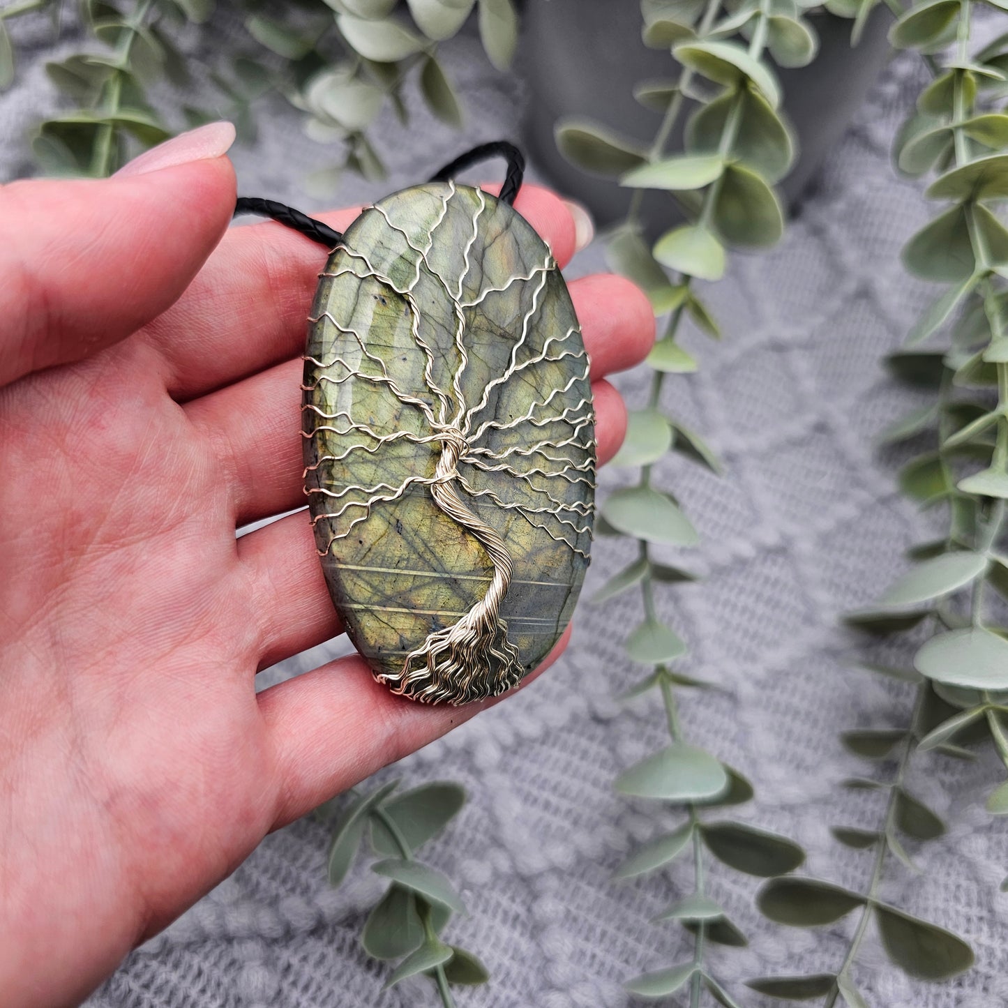 Labradorite Tree of Life Pendant | Jewelry Wire | Gemstone Necklace