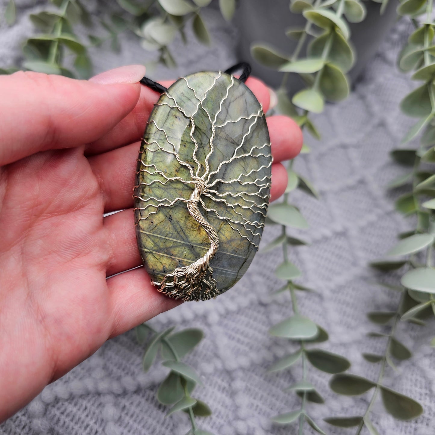 Labradorite Tree of Life Pendant | Jewelry Wire | Gemstone Necklace
