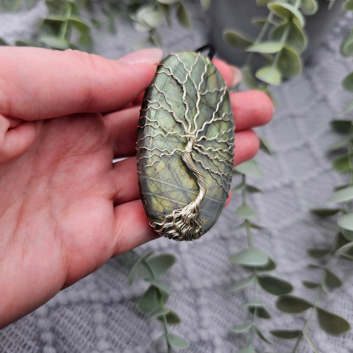 Labradorite Tree of Life Pendant | Jewelry Wire | Gemstone Necklace