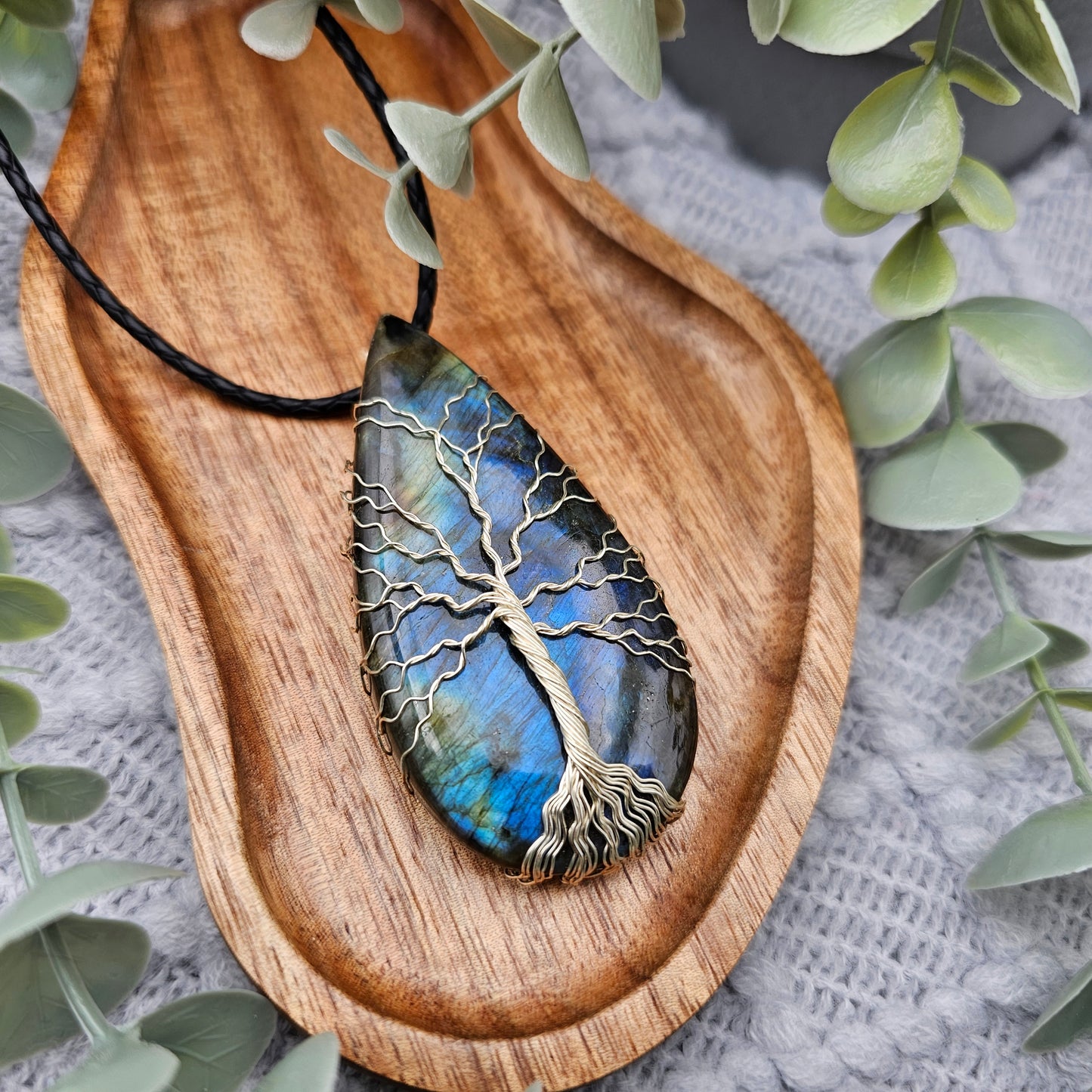 Labradorite Tree of Life Pendant | Jewelry Wire | Gemstone Necklace