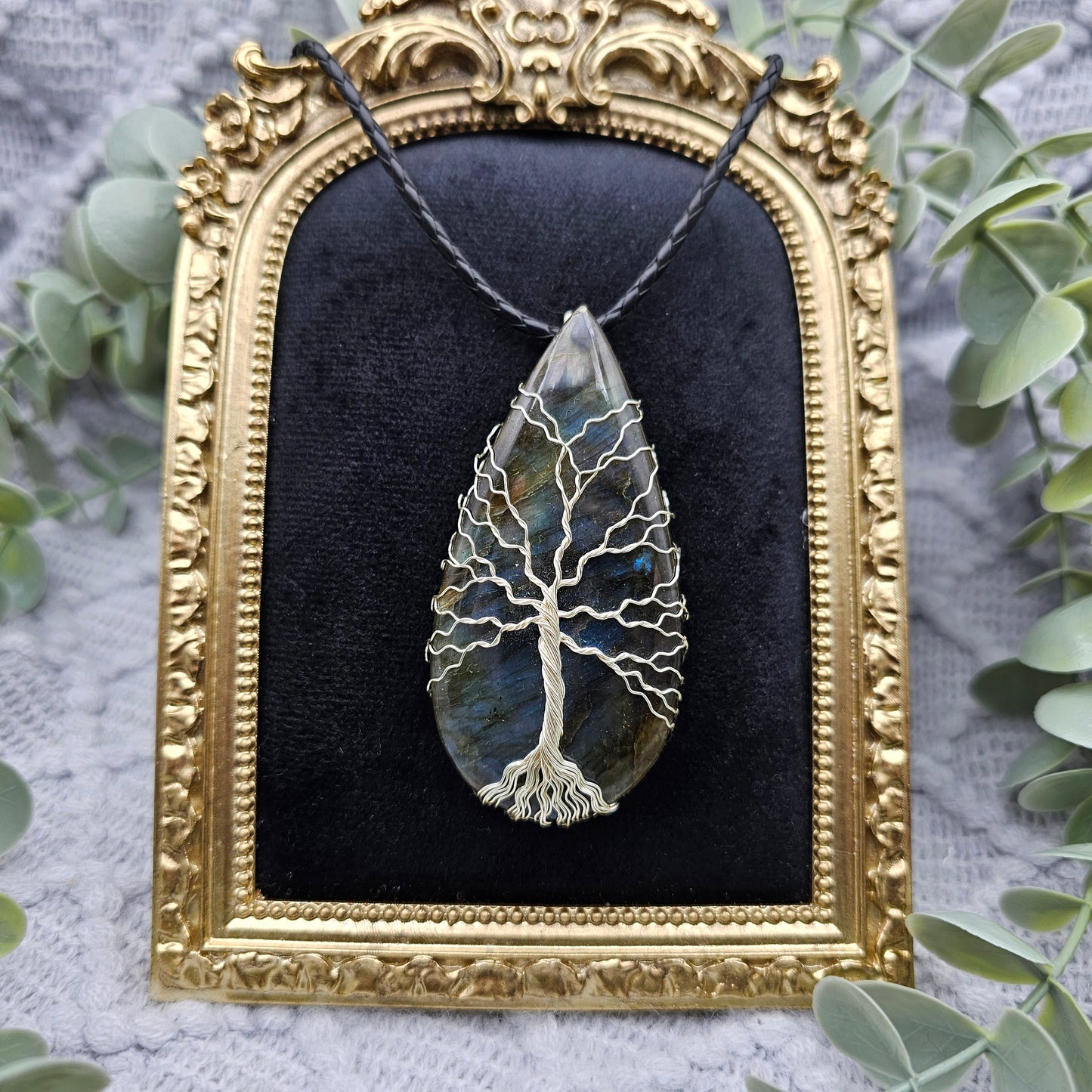 Labradorite Tree of Life Pendant | Jewelry Wire | Gemstone Necklace