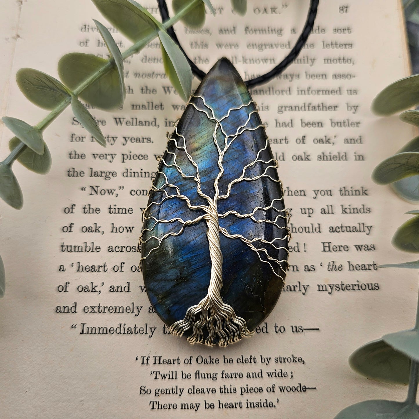 Labradorite Tree of Life Pendant | Jewelry Wire | Gemstone Necklace