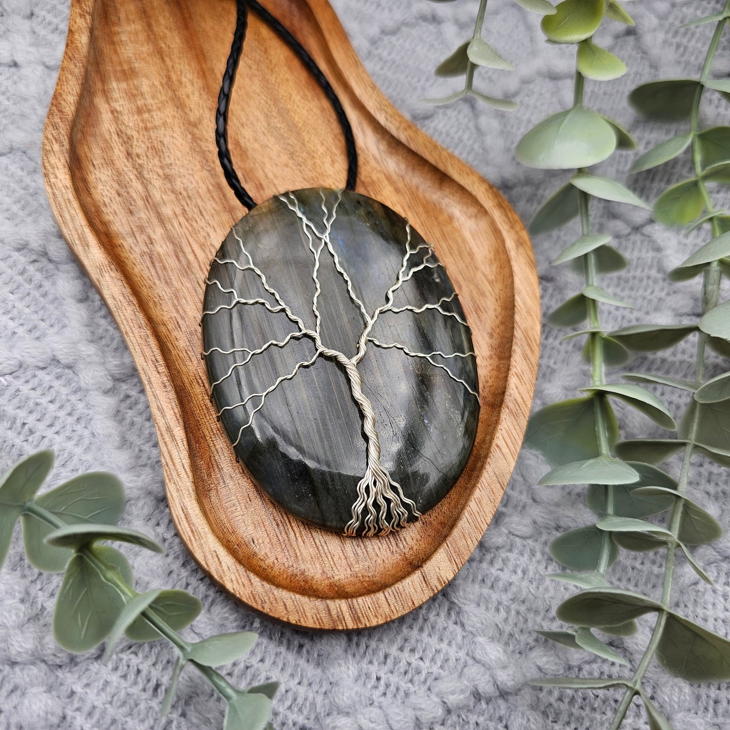 Labradorite Tree of Life Pendant | Jewelry Wire | Gemstone Necklace