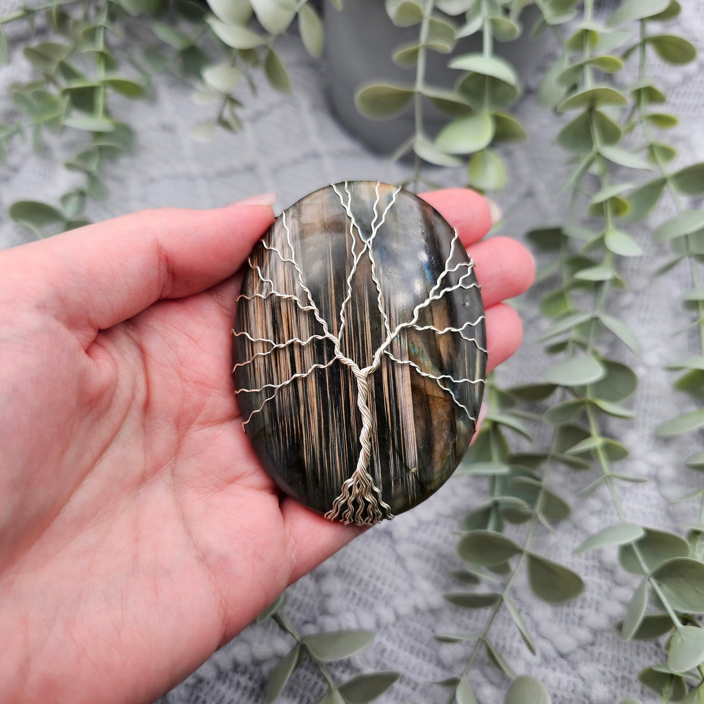 Labradorite Tree of Life Pendant | Jewelry Wire | Gemstone Necklace