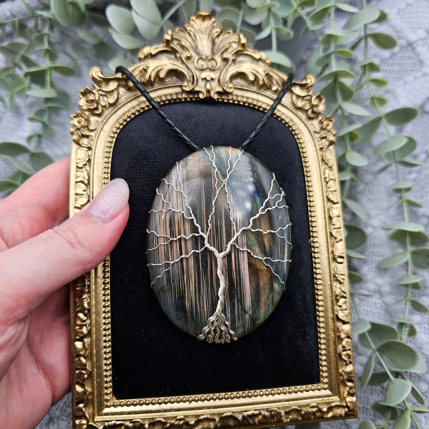 Labradorite Tree of Life Pendant | Jewelry Wire | Gemstone Necklace