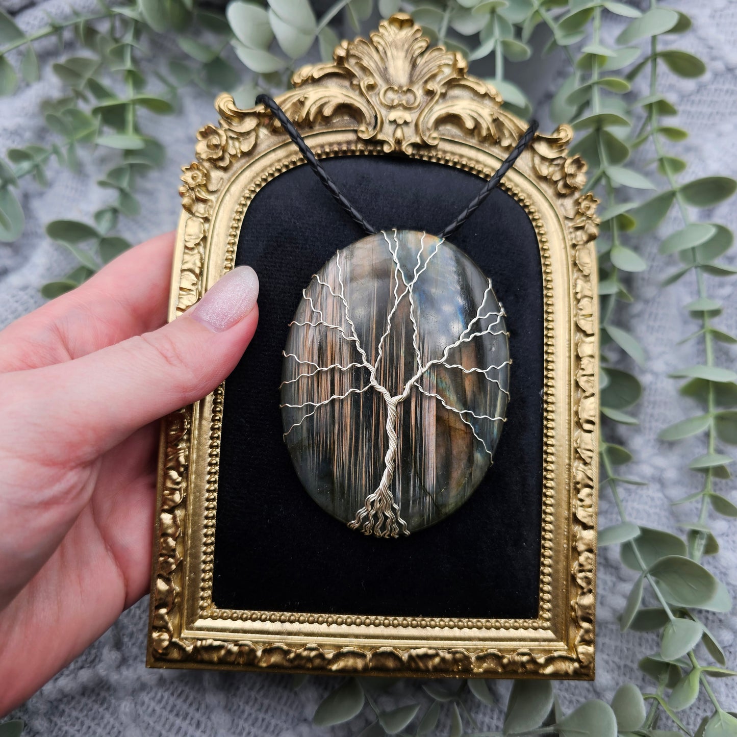 Labradorite Tree of Life Pendant | Jewelry Wire | Gemstone Necklace