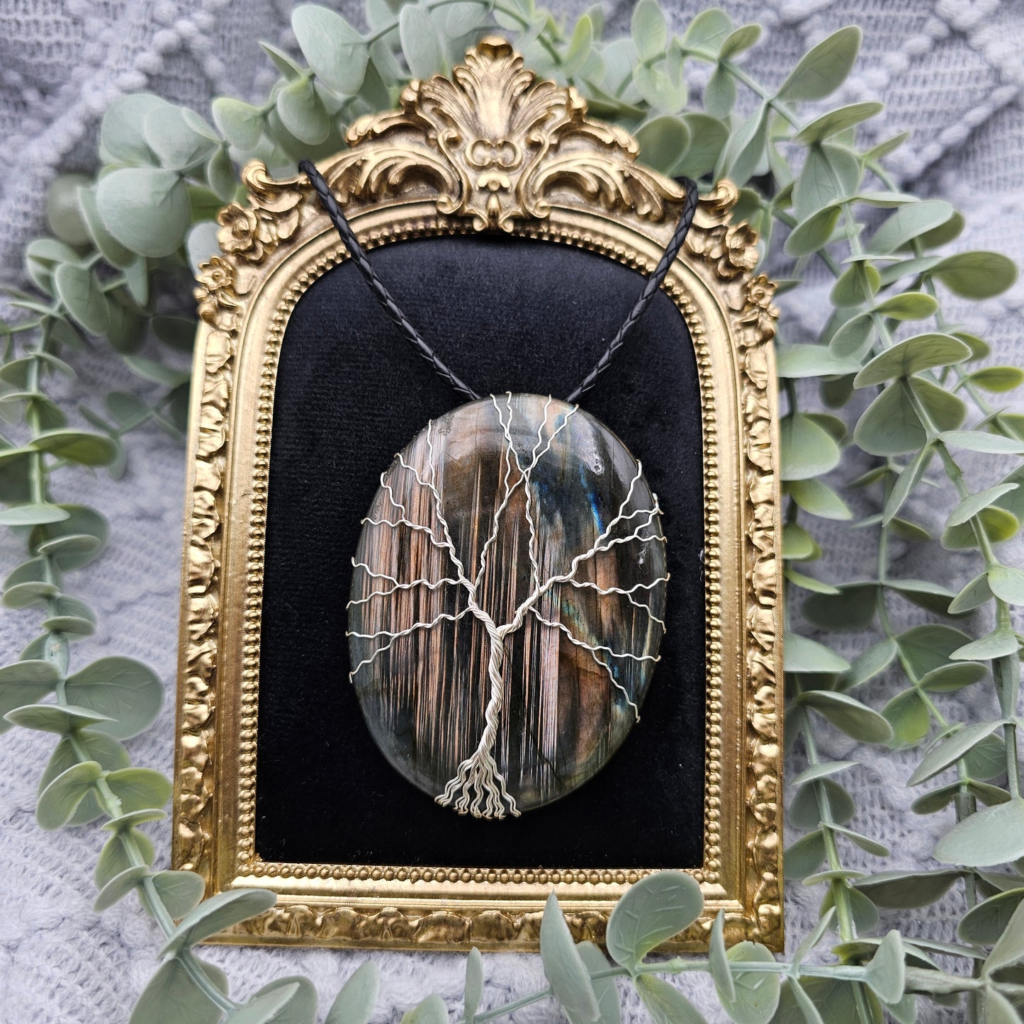 Labradorite Tree of Life Pendant | Jewelry Wire | Gemstone Necklace
