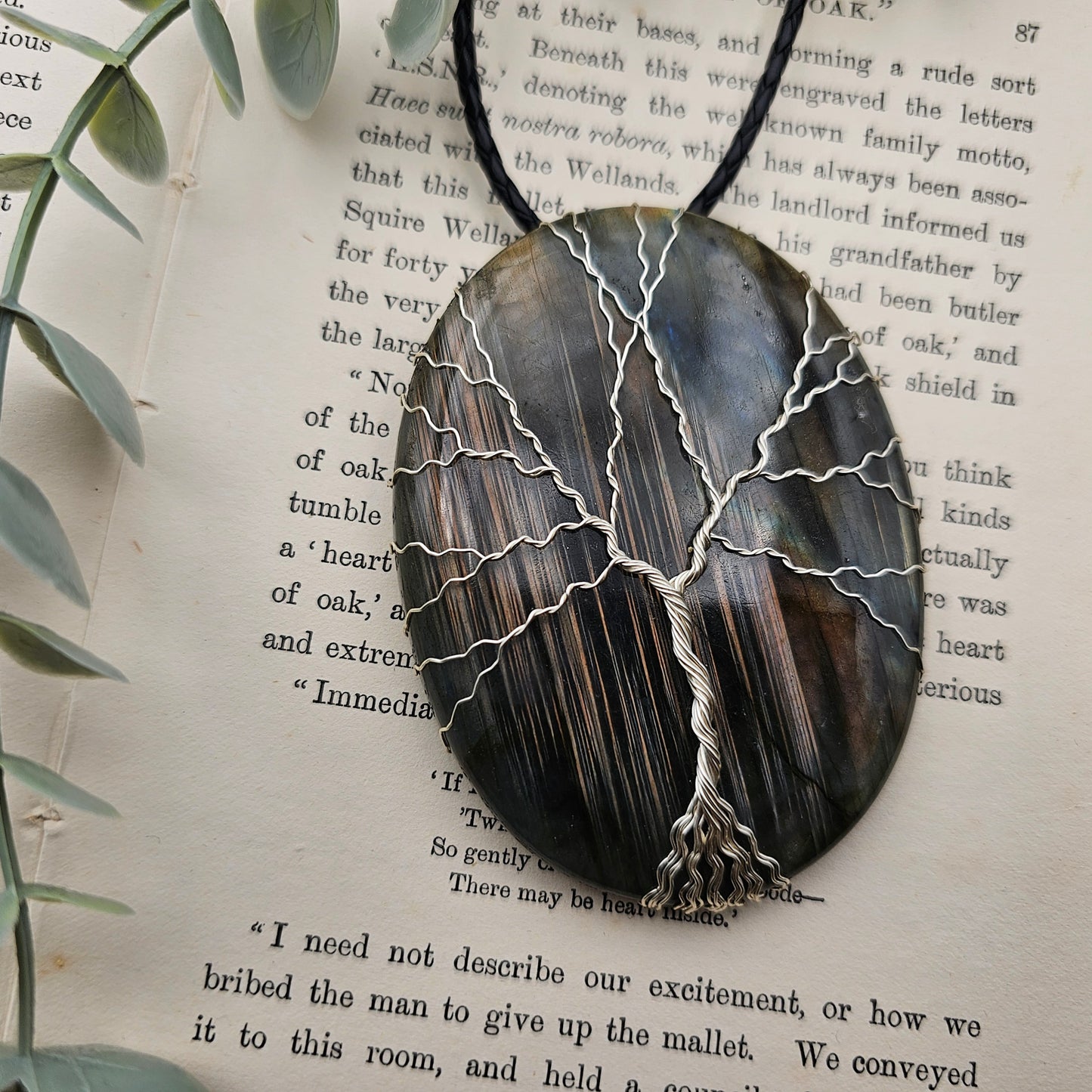 Labradorite Tree of Life Pendant | Jewelry Wire | Gemstone Necklace