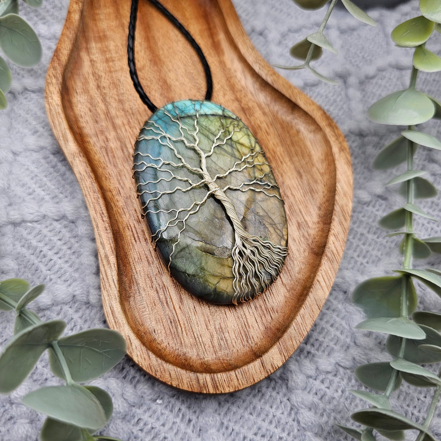 Labradorite Tree of Life Pendant | Jewelry Wire | Gemstone Necklace