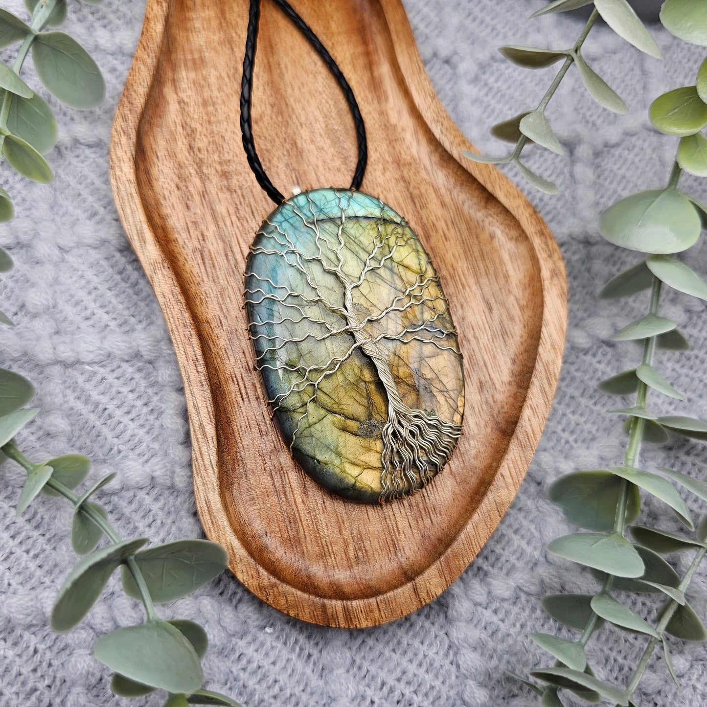 Labradorite Tree of Life Pendant | Jewelry Wire | Gemstone Necklace