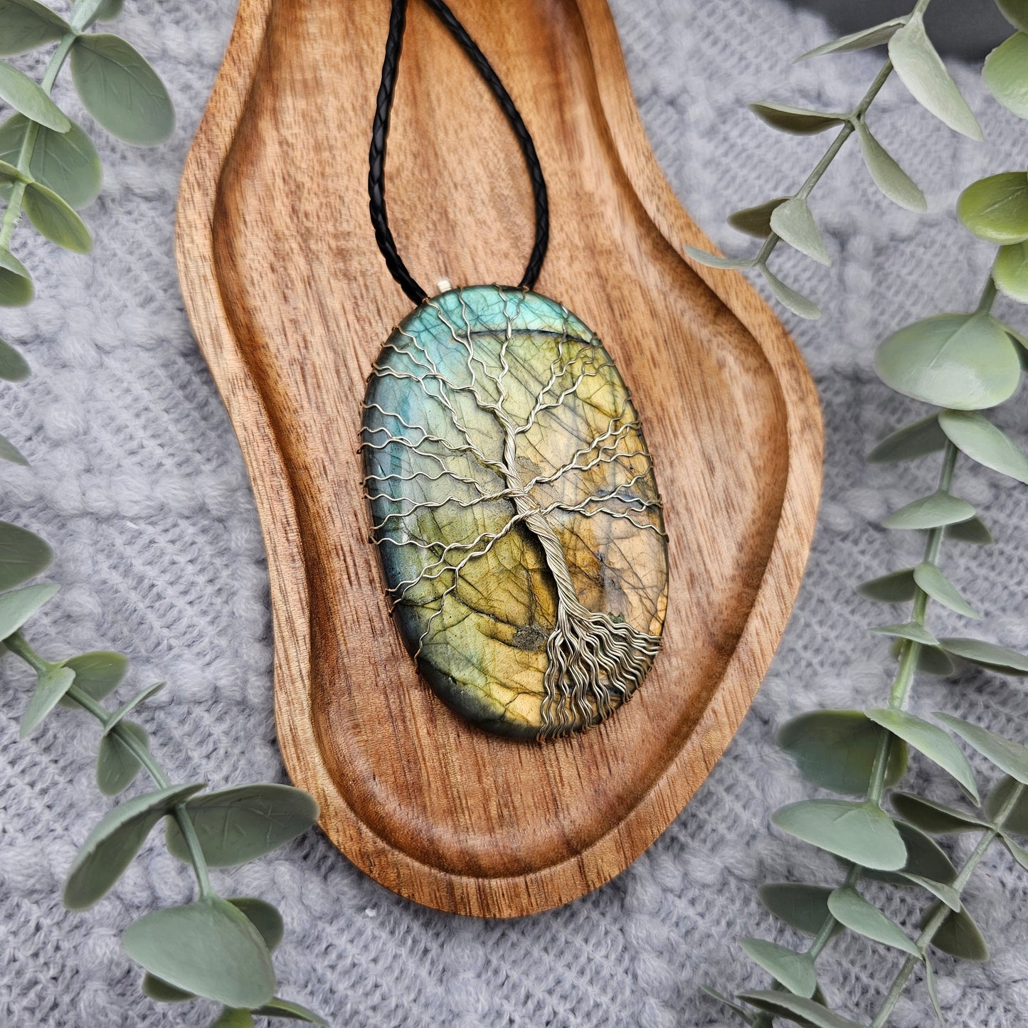 Labradorite Tree of Life Pendant | Jewelry Wire | Gemstone Necklace