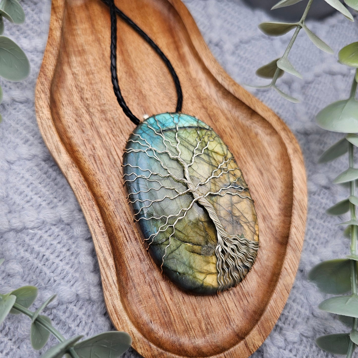 Labradorite Tree of Life Pendant | Jewelry Wire | Gemstone Necklace