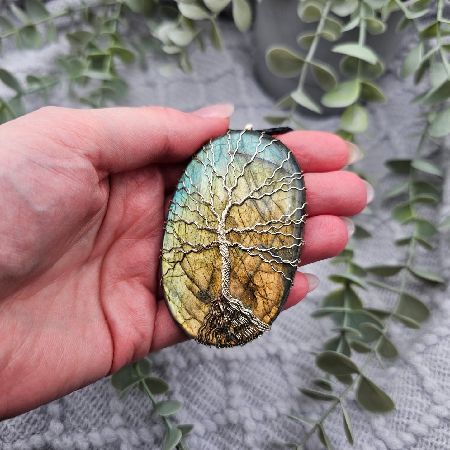 Labradorite Tree of Life Pendant | Jewelry Wire | Gemstone Necklace