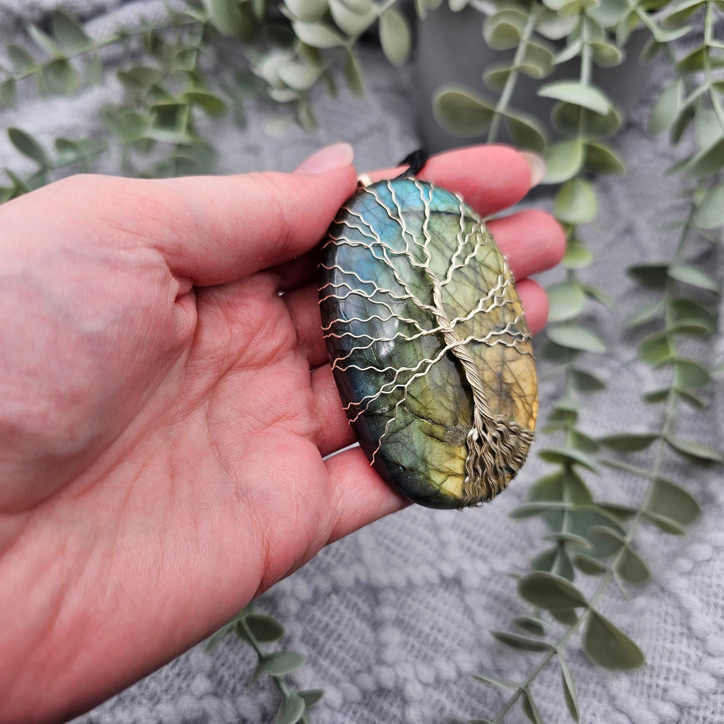 Labradorite Tree of Life Pendant | Jewelry Wire | Gemstone Necklace